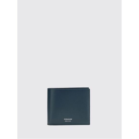 Ferragamo Wallet Men Blue